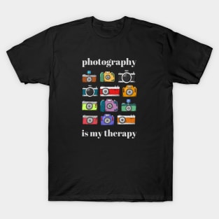 Photography is My Therapy T-Shirt